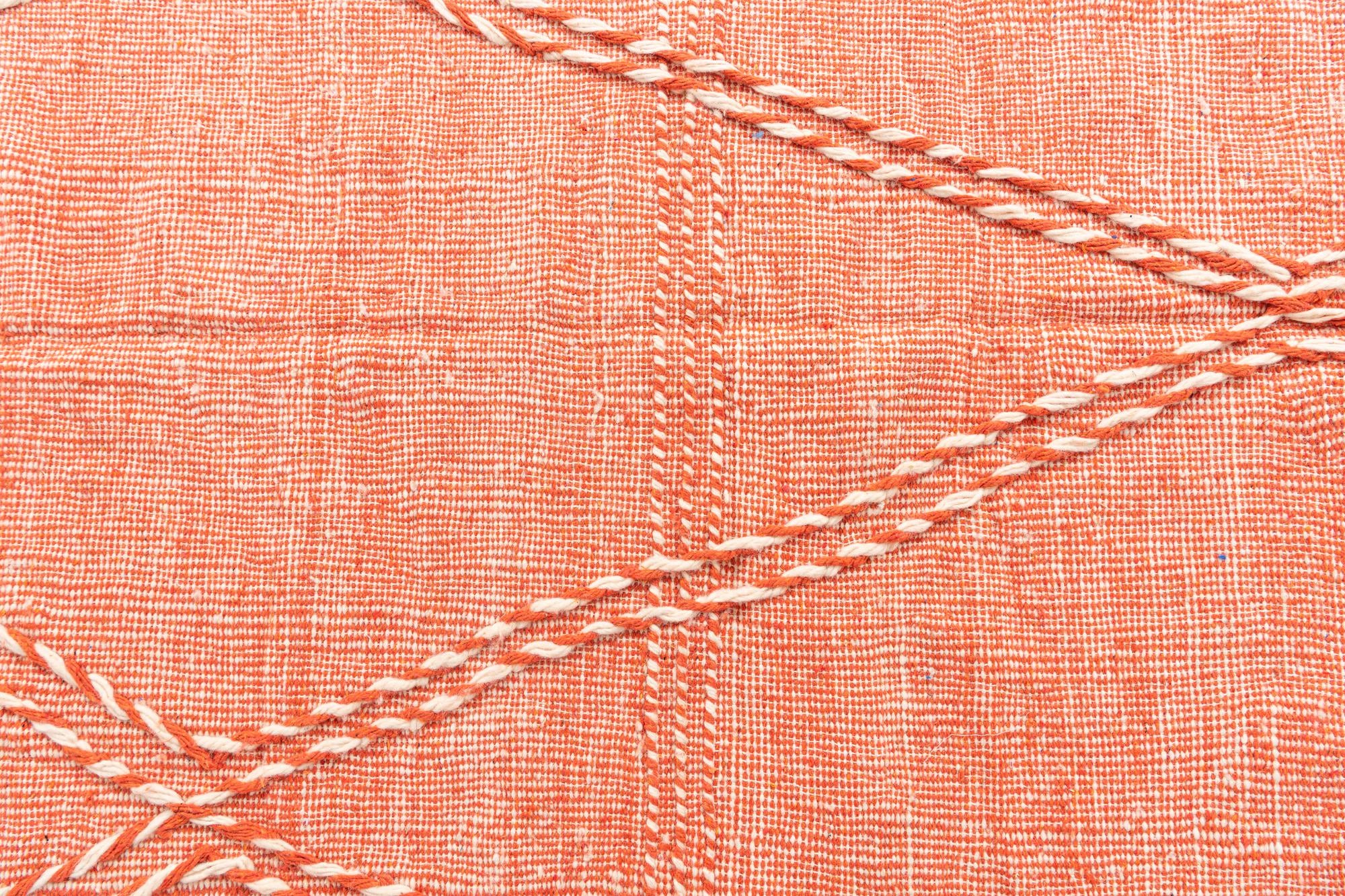6' 6 x 9' 9 Hand Knotted Moroccan Wool Rug