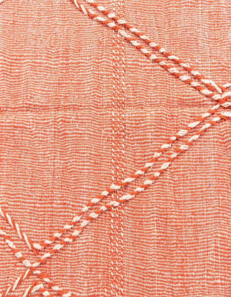 Detail image of 6' 6 x 9' 9  Hand Knotted Moroccan Wool Rug