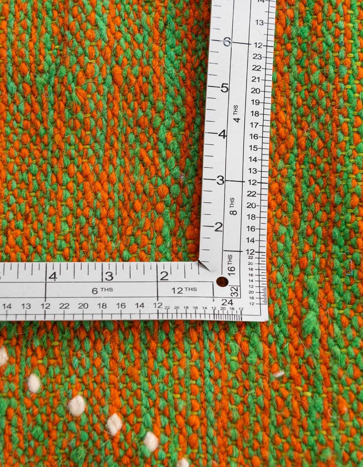 Detail image of 6' 8 x 10'  Hand Knotted Moroccan Wool Rug