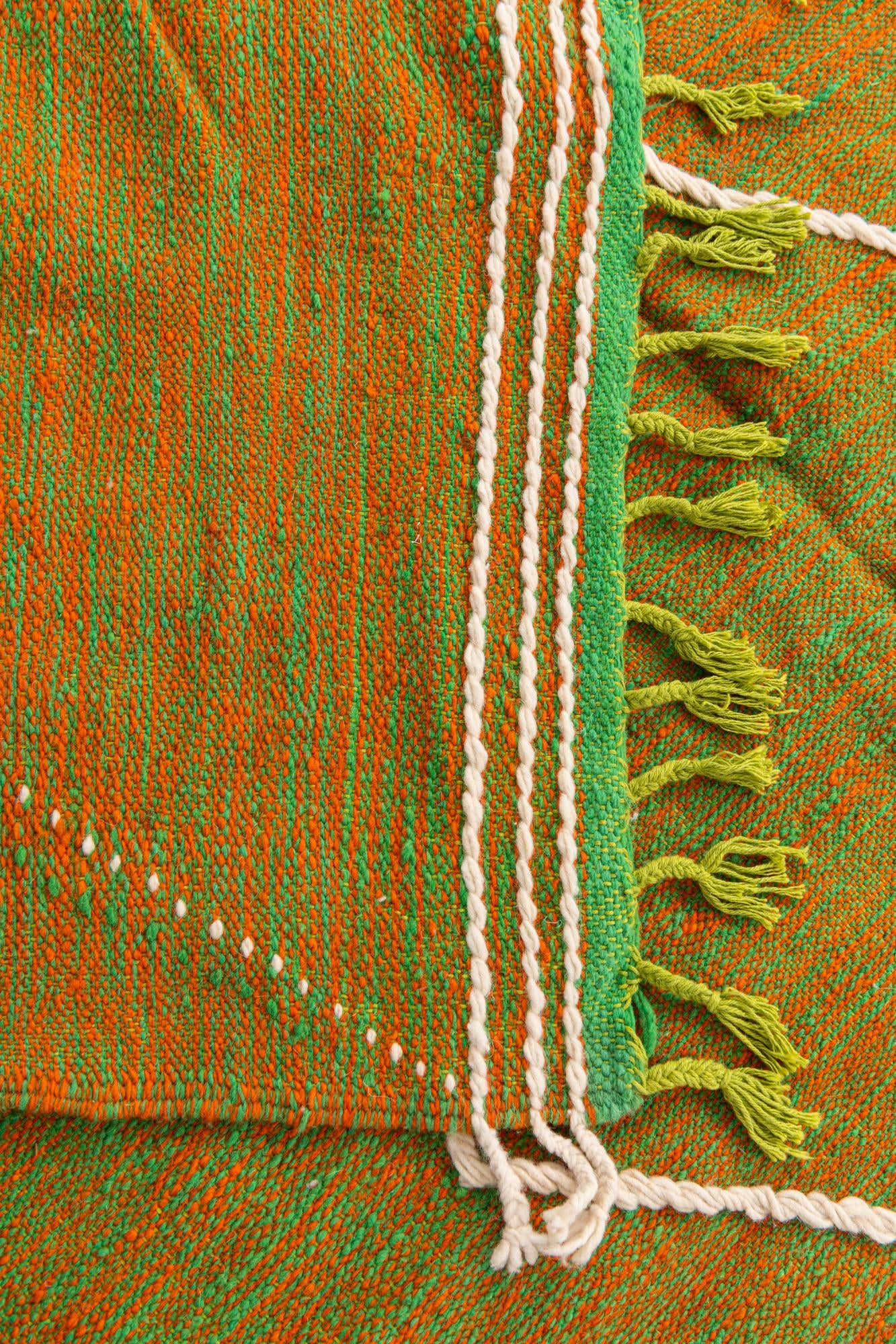 6' 8 x 10' Hand Knotted Moroccan Wool Rug