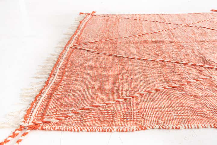 6' 3 x 10' 6 Hand Knotted Moroccan Wool Rug