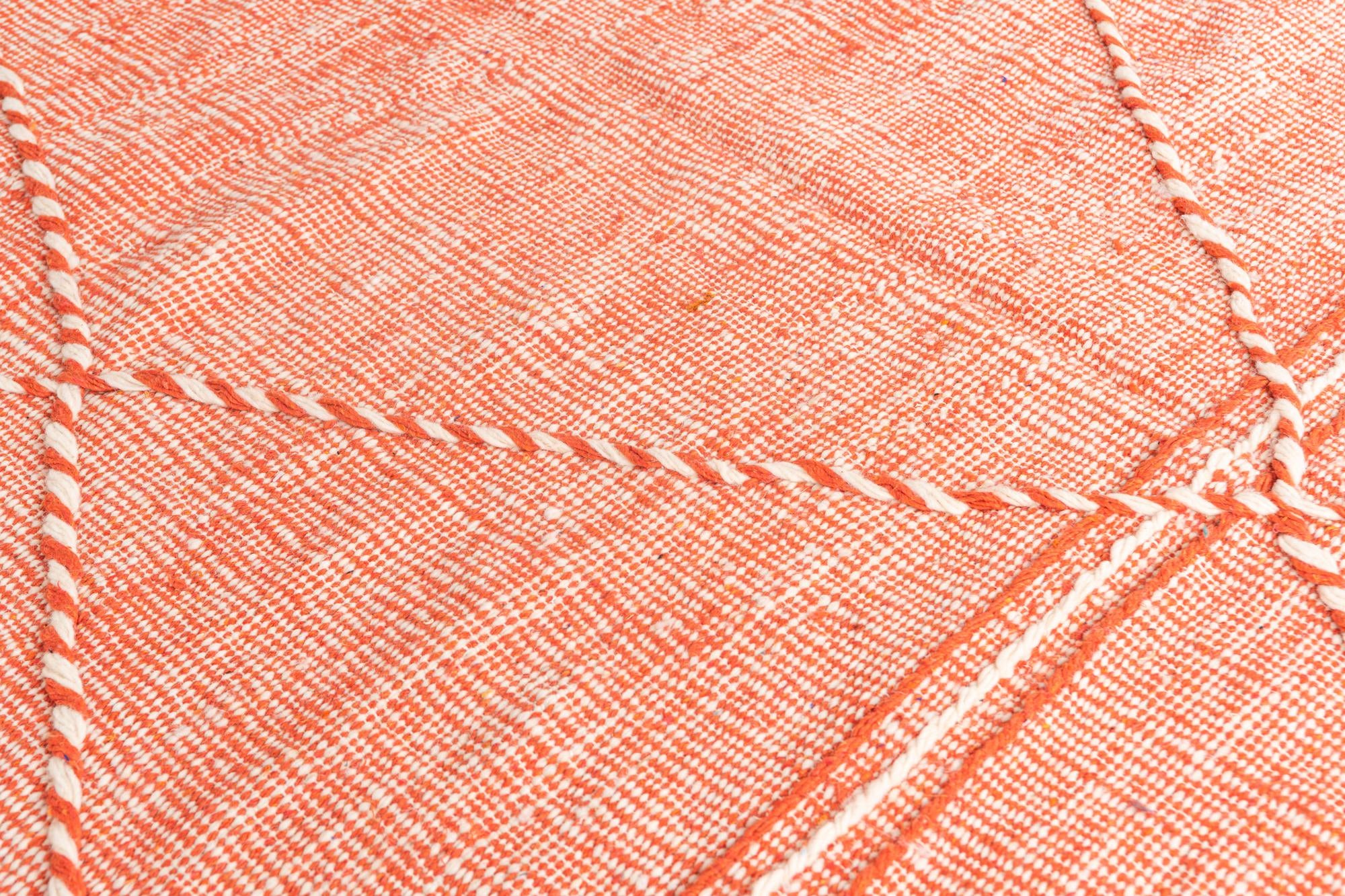 6' 3 x 10' 6 Hand Knotted Moroccan Wool Rug