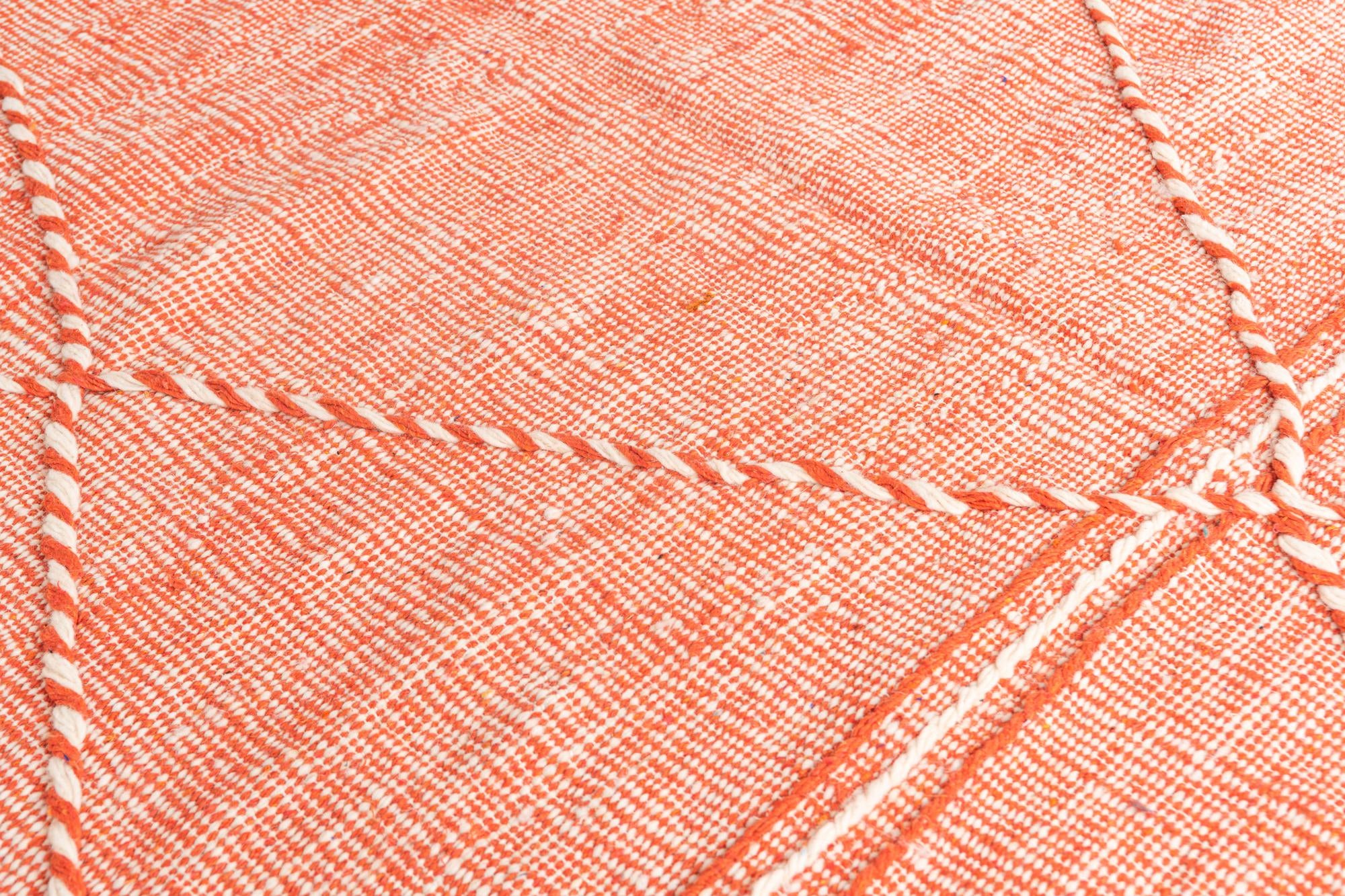 6' 3 x 10' 6 Hand Knotted Moroccan Wool Rug