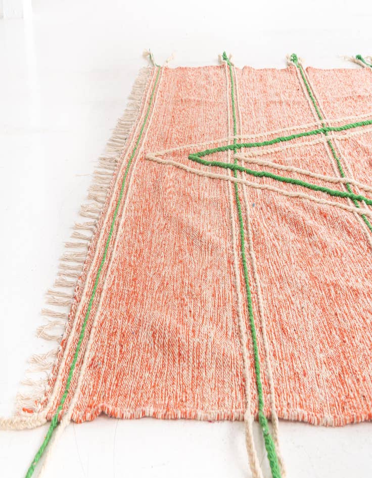 Detail image of 7' x 9' 9  Hand Knotted Moroccan Wool Rug