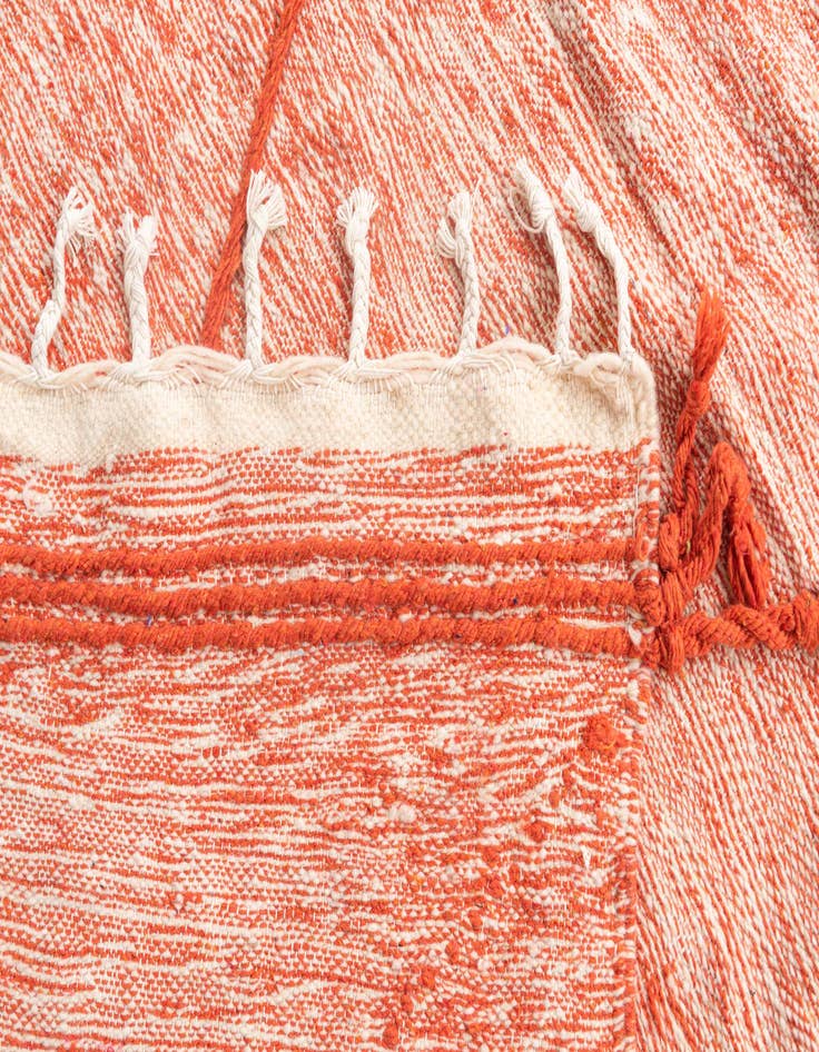 Detail image of 6' 6 x 10' 5  Hand Knotted Moroccan Wool Rug