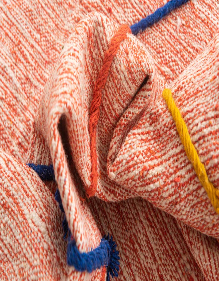 Detail image of 6' 5 x 9' 8  Hand Knotted Moroccan Wool Rug