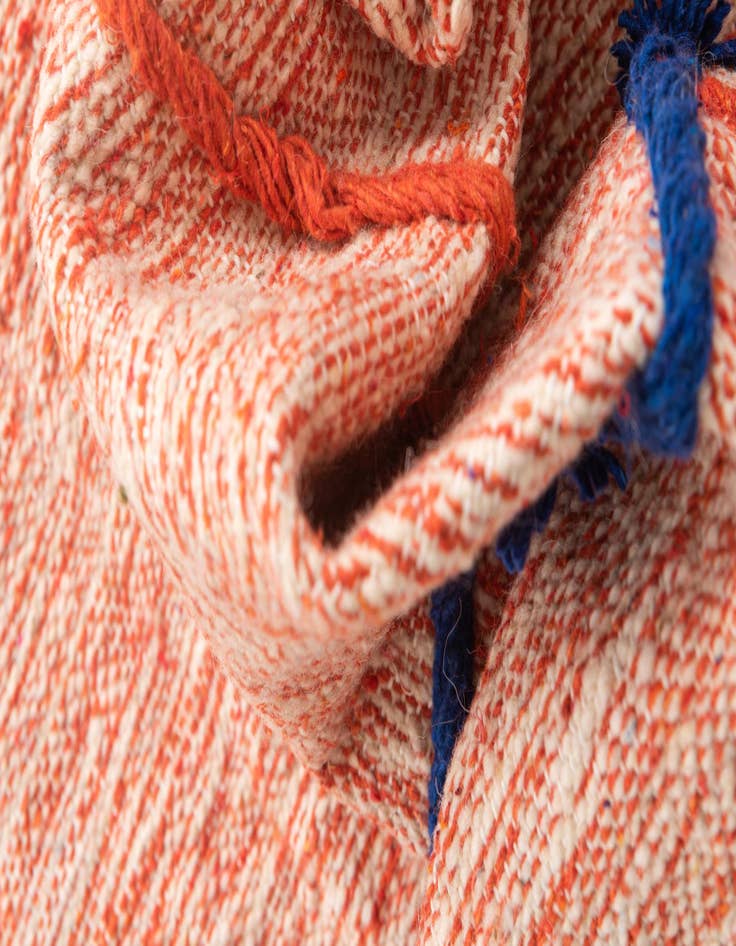 Detail image of 6' 5 x 9' 8  Hand Knotted Moroccan Wool Rug