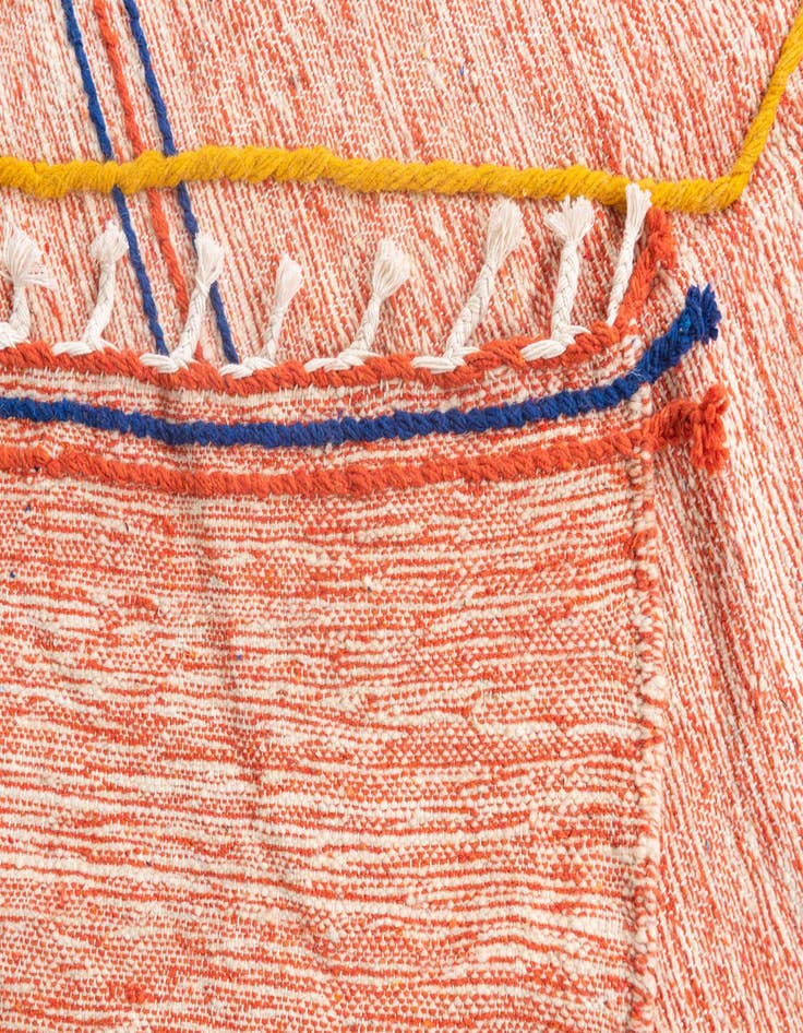 Detail image of 6' 5 x 9' 8  Hand Knotted Moroccan Wool Rug