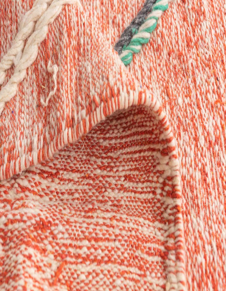 Detail image of 6' 7 x 10' 4  Hand Knotted Moroccan Wool Rug