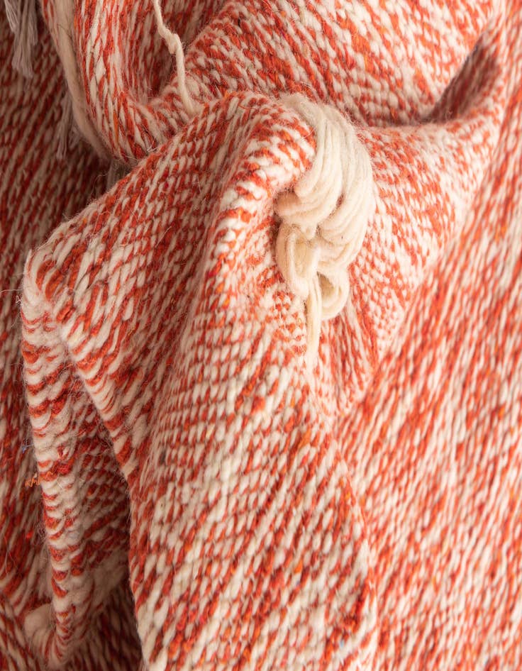 Detail image of 6' 7 x 10' 4  Hand Knotted Moroccan Wool Rug