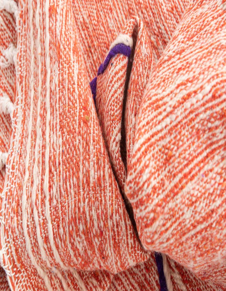 Detail image of 6' 8 x 9' 9  Hand Knotted Moroccan Wool Rug