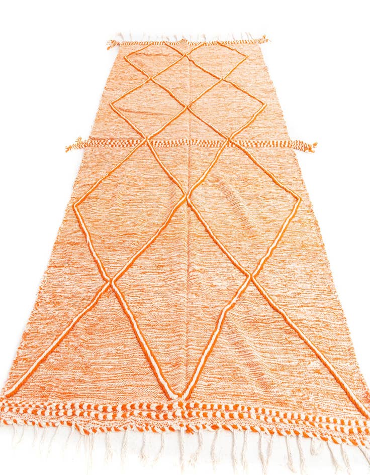 Detail image of 6' 5 x 10' 7  Hand Knotted Moroccan Wool Rug