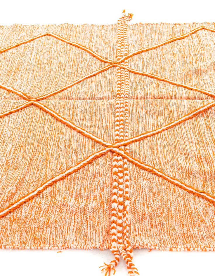 Detail image of 6' 5 x 10' 7  Hand Knotted Moroccan Wool Rug