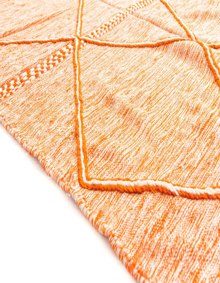 Detail image of 6' 5 x 10' 7  Hand Knotted Moroccan Wool Rug