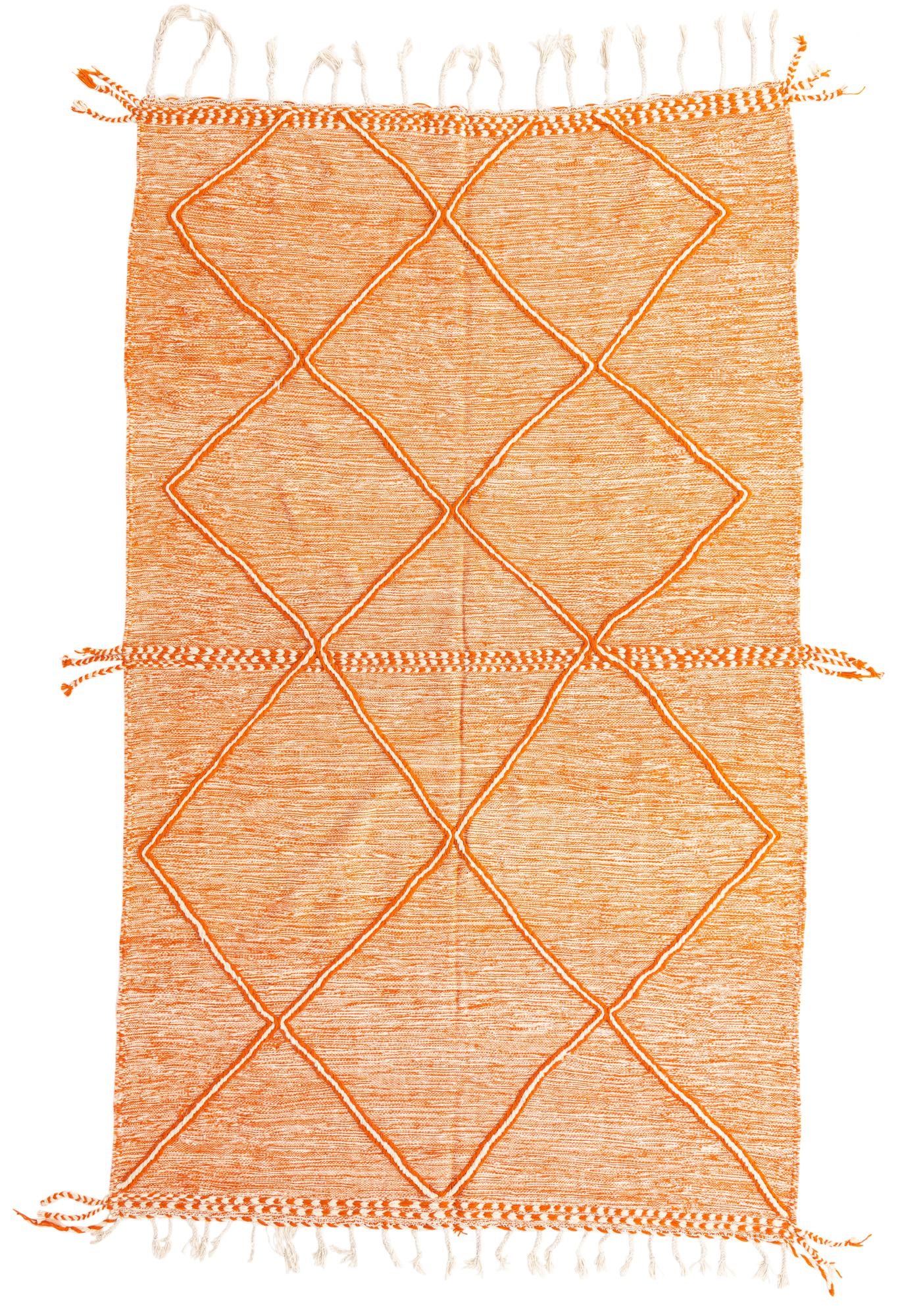 6' 5 x 10' 7 Hand Knotted Moroccan Wool Rug