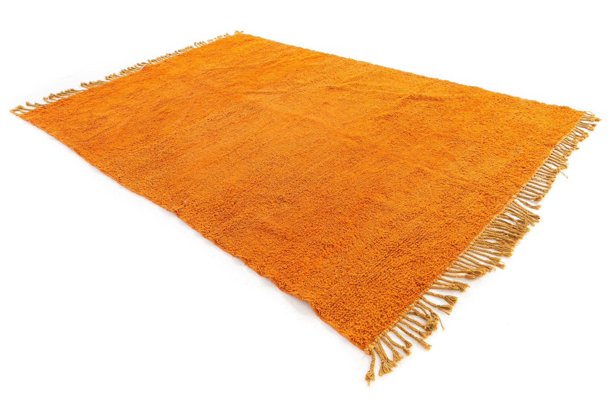 6' 9 x 9' 8 Hand Knotted Moroccan Wool Rug