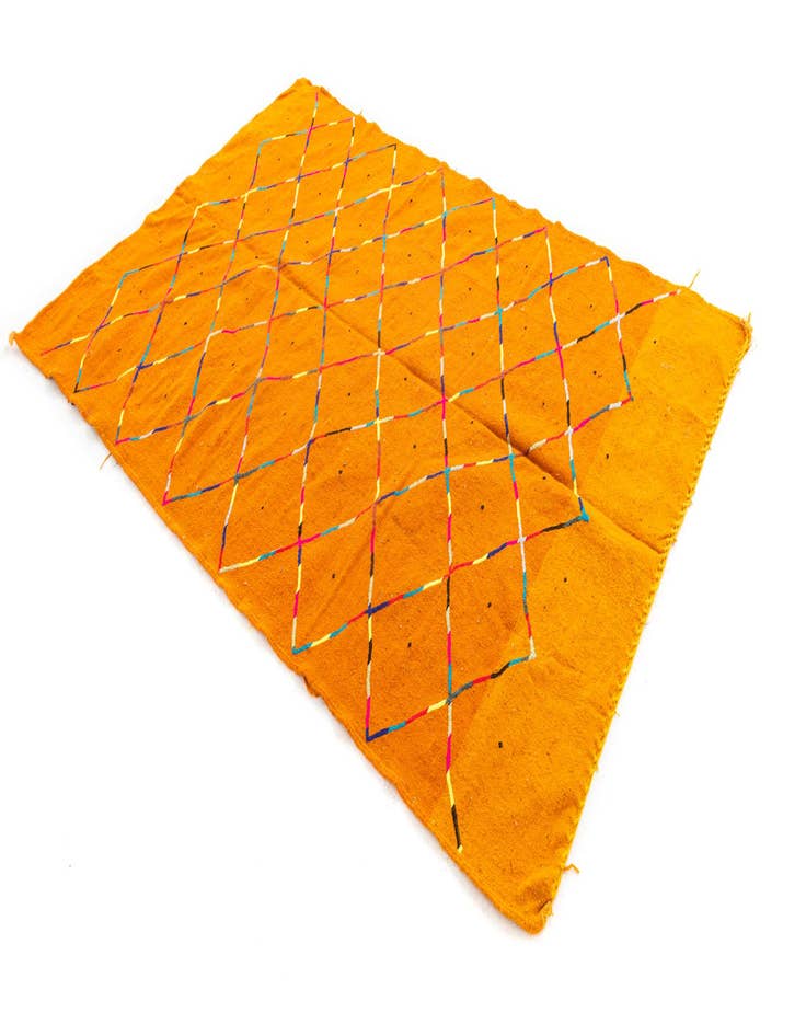 Detail image of 5' x 7' 8  Hand Knotted Moroccan Wool Rug