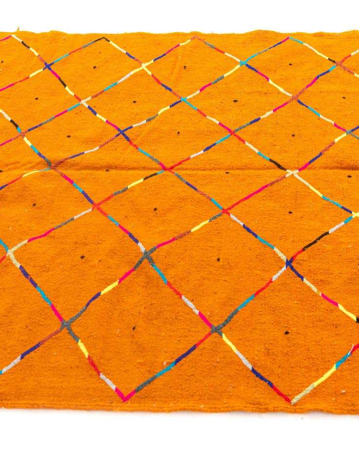 Detail image of 5' x 7' 8  Hand Knotted Moroccan Wool Rug