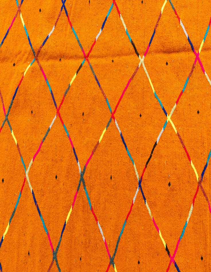 Detail image of 5' x 7' 8  Hand Knotted Moroccan Wool Rug