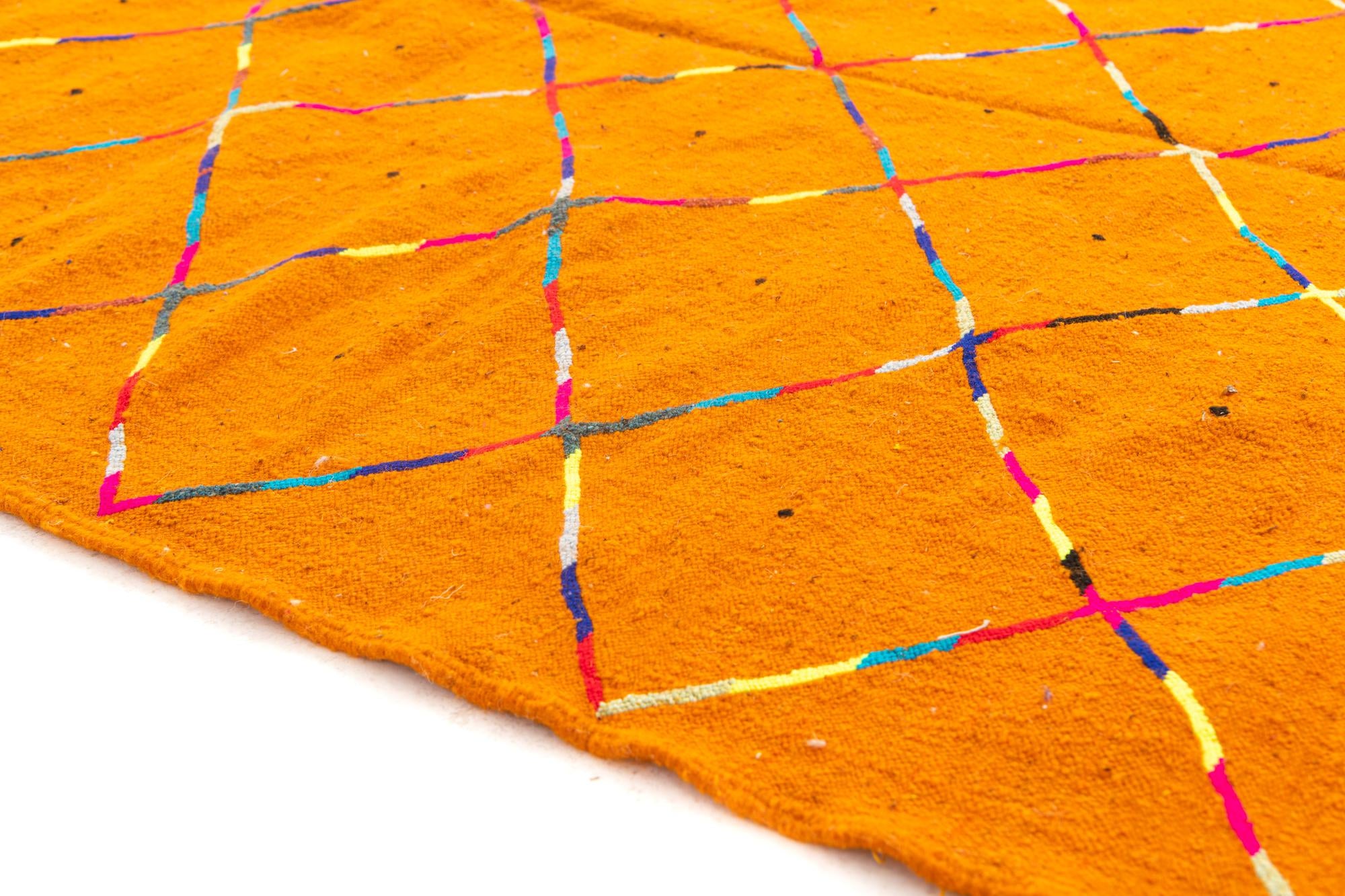 5' x 7' 8 Hand Knotted Moroccan Wool Rug