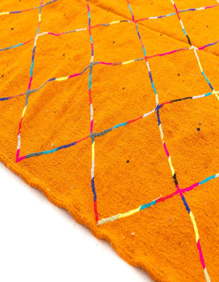 Detail image of 5' x 7' 8  Hand Knotted Moroccan Wool Rug