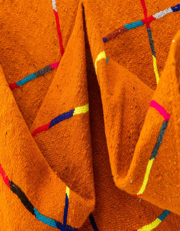 Detail image of 5' x 7' 8  Hand Knotted Moroccan Wool Rug