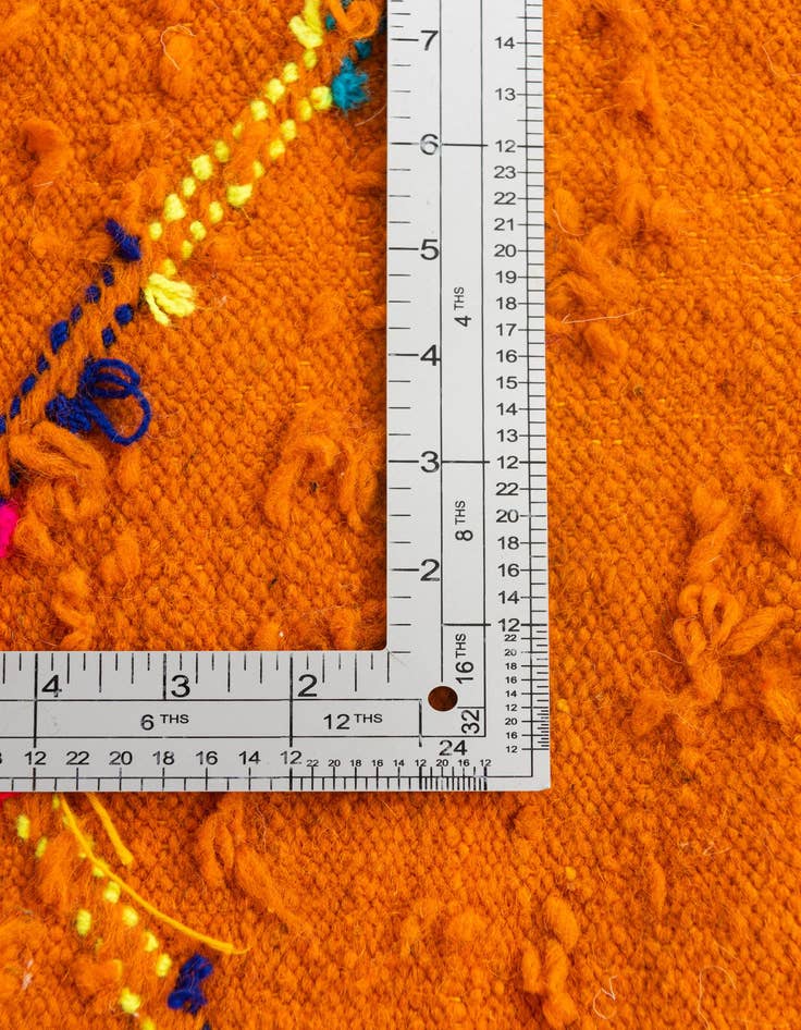 Detail image of 5' x 7' 8  Hand Knotted Moroccan Wool Rug