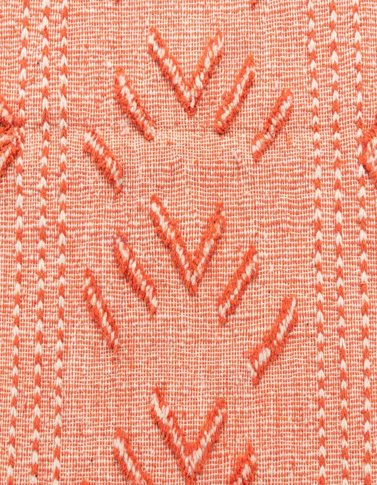 Detail image of 4' 10 x 8' 2  Hand Knotted Moroccan Wool Rug