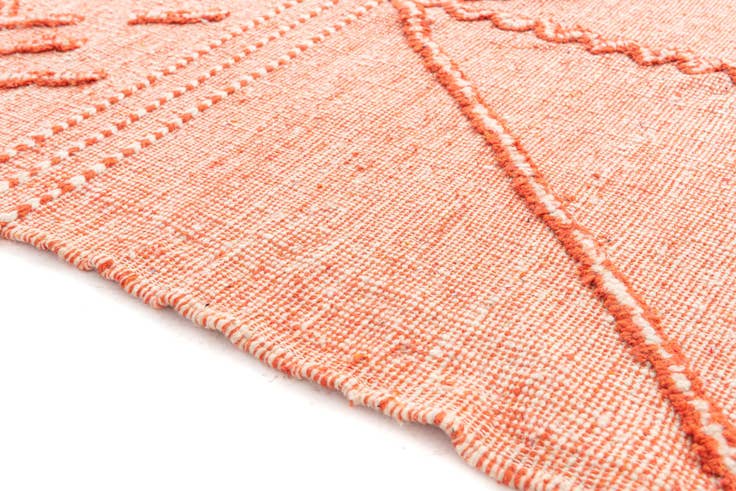Detail image of 4' 10 x 8' 2 Hand Knotted Moroccan Wool Rug