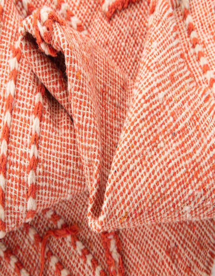 Detail image of 4' 10 x 8' 2  Hand Knotted Moroccan Wool Rug