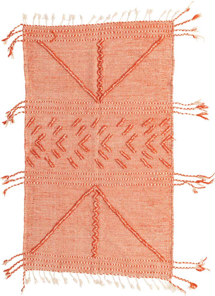 4' 10 x 8' 2 Hand Knotted Moroccan Wool Rug