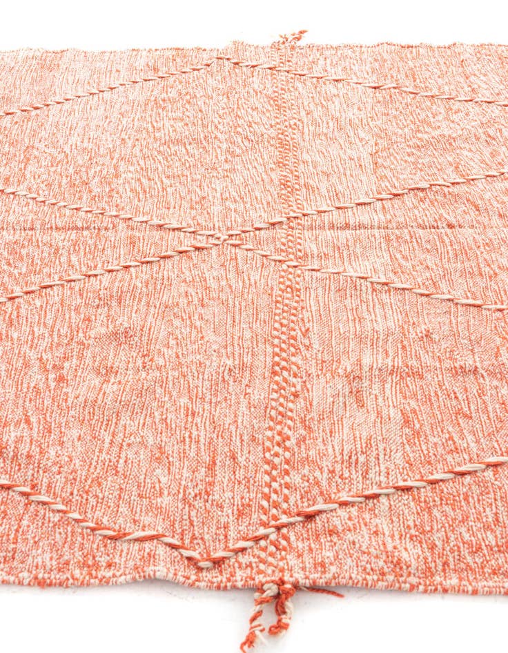 Detail image of 6' 6 x 11' 2  Hand Knotted Moroccan Wool Rug