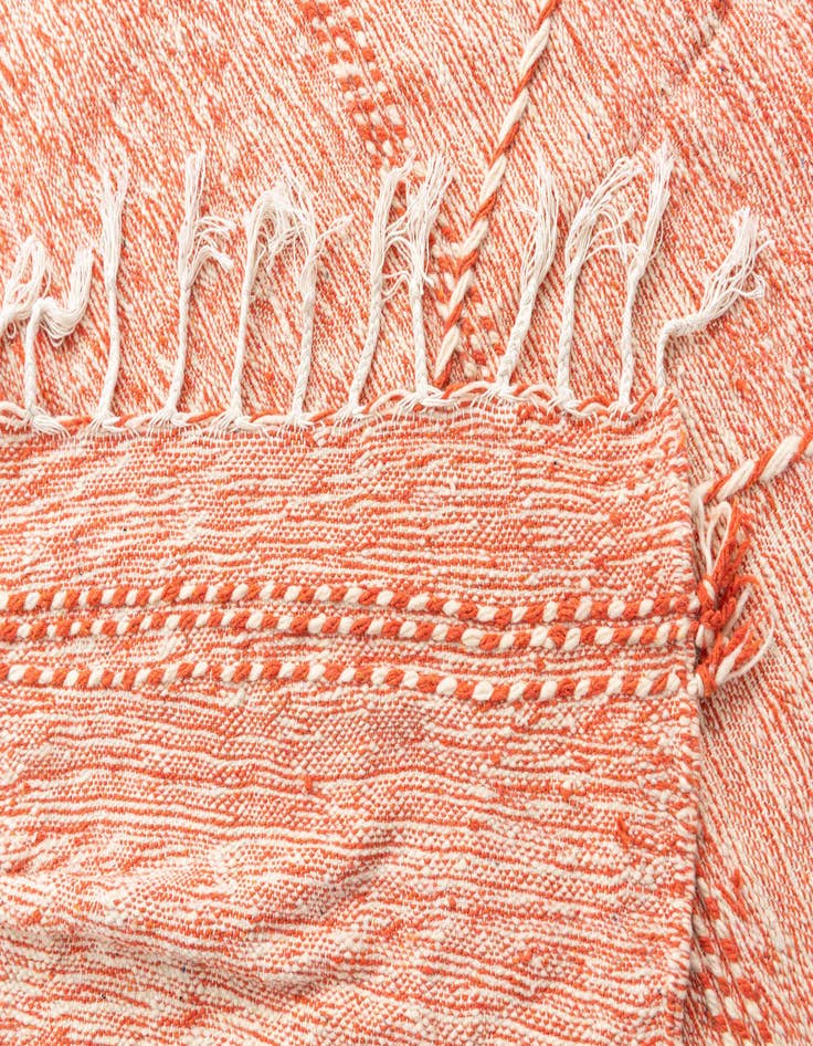 Detail image of 6' 6 x 11' 2  Hand Knotted Moroccan Wool Rug