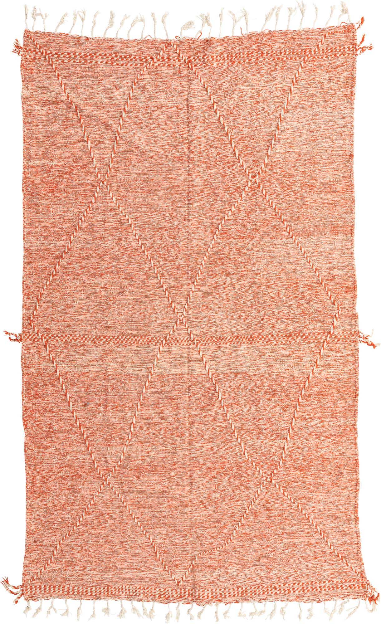 6' 6 x 11' 2 Hand Knotted Moroccan Wool Rug
