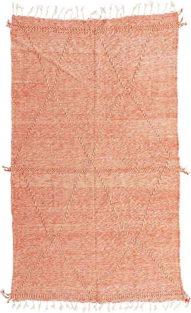 6' 6 x 11' 2 Hand Knotted Moroccan Wool Rug