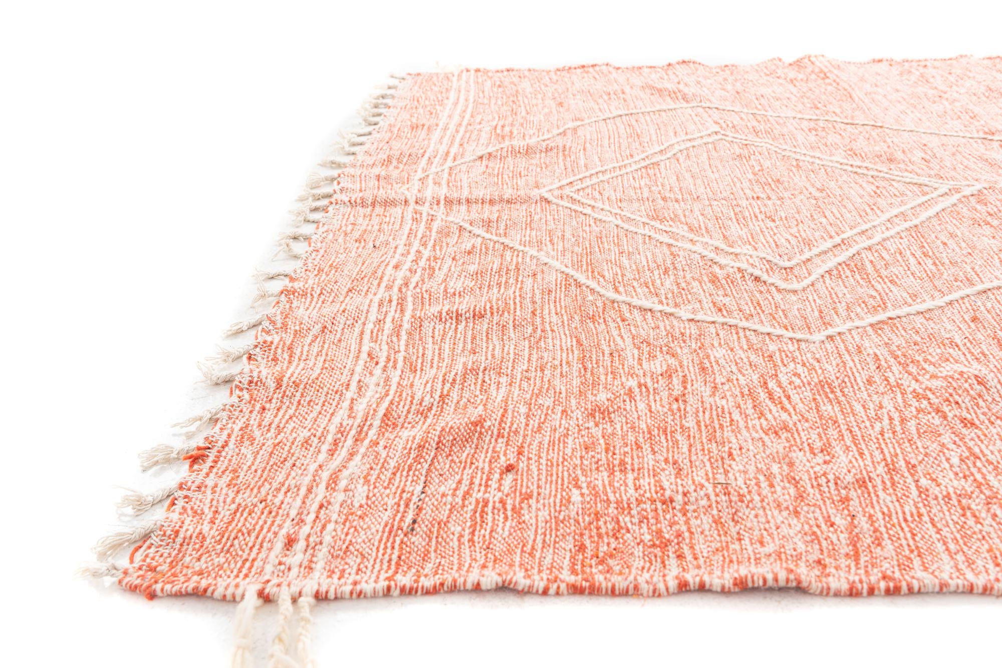 6' 3 x 10' Hand Knotted Moroccan Wool Rug