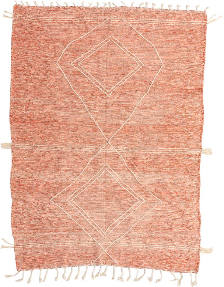 Detail image of 6' 3 x 10' Hand Knotted Moroccan Wool Rug
