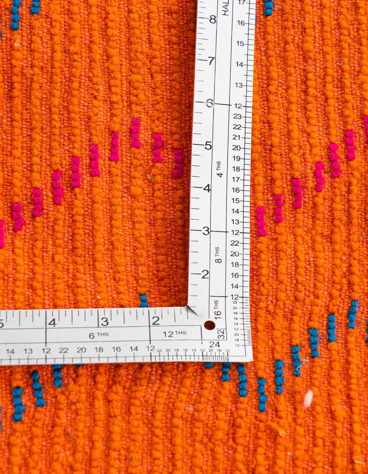 Detail image of 6' 10 x 10'  Hand Knotted Moroccan Wool Rug