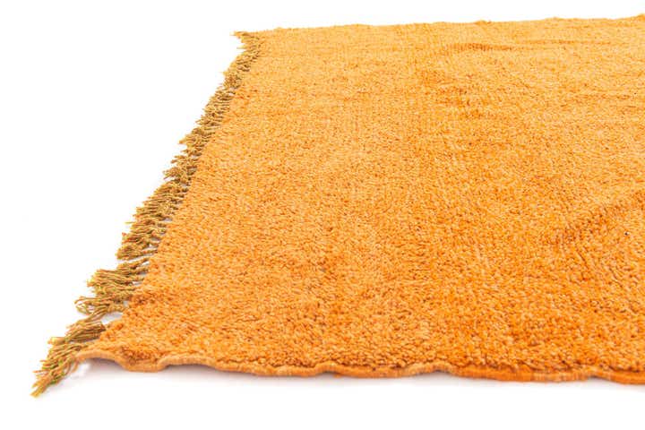7' x 9' 6 Hand Knotted Moroccan Wool Rug