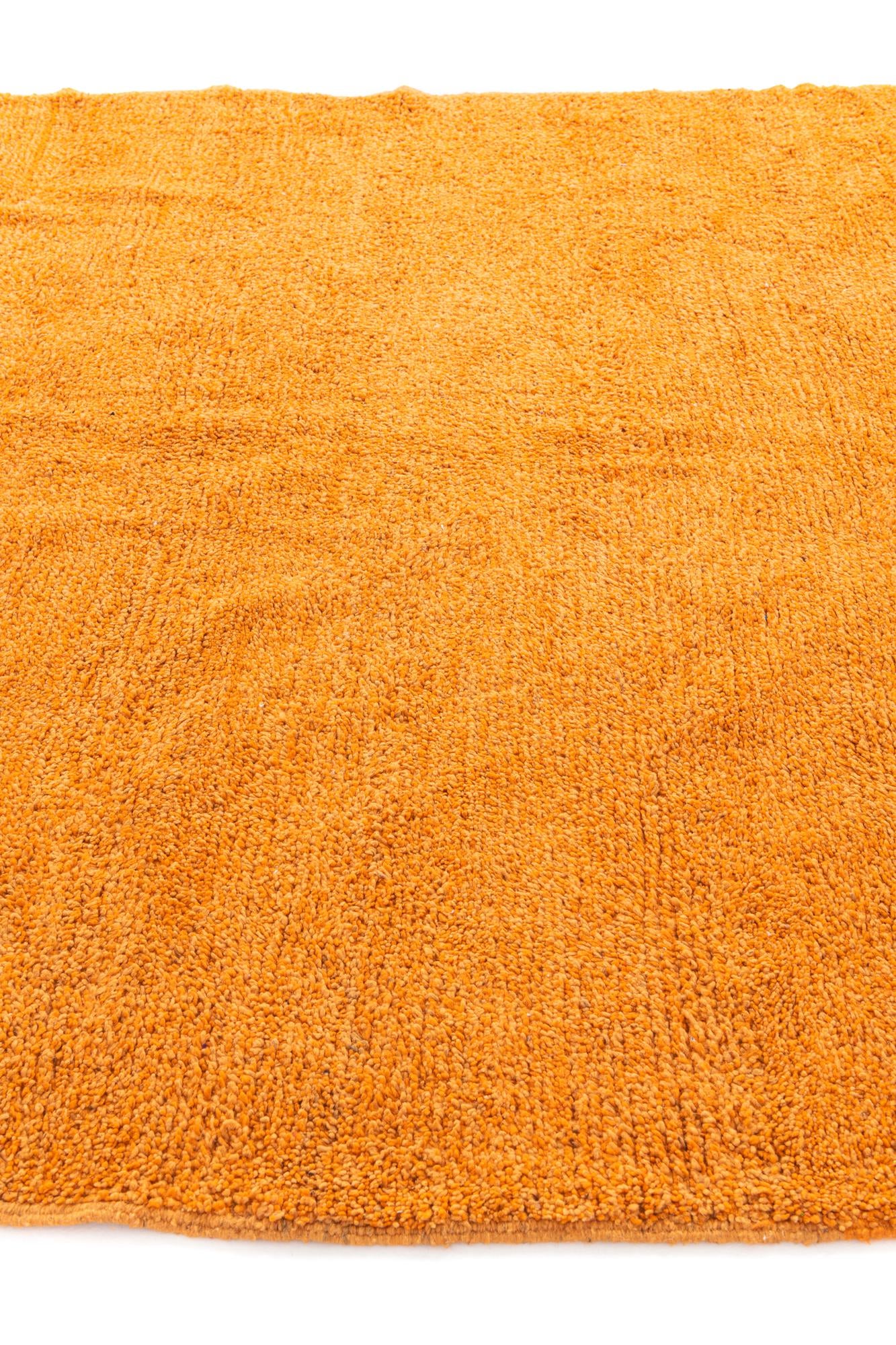 7' x 9' 6 Hand Knotted Moroccan Wool Rug
