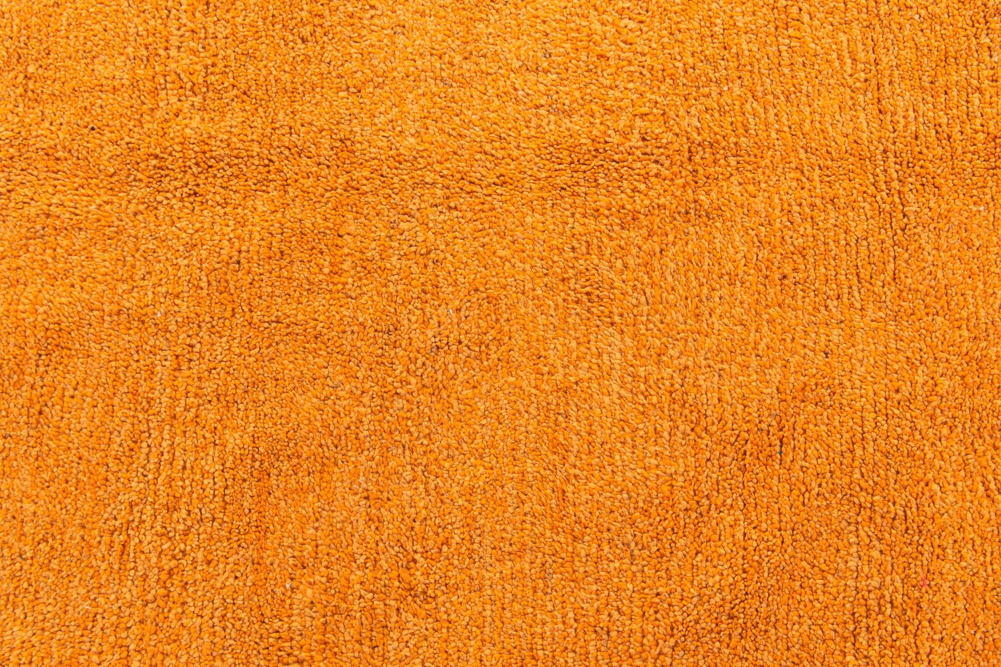 7' x 9' 6 Hand Knotted Moroccan Wool Rug