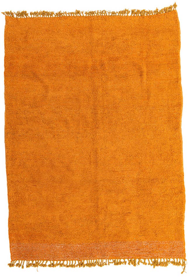 Detail image of 7' x 9' 6 Hand Knotted Moroccan Wool Rug