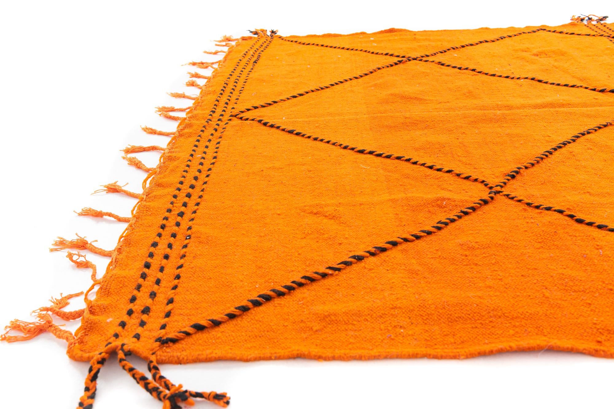 6' 5 x 9' 9 Hand Knotted Moroccan Wool Rug