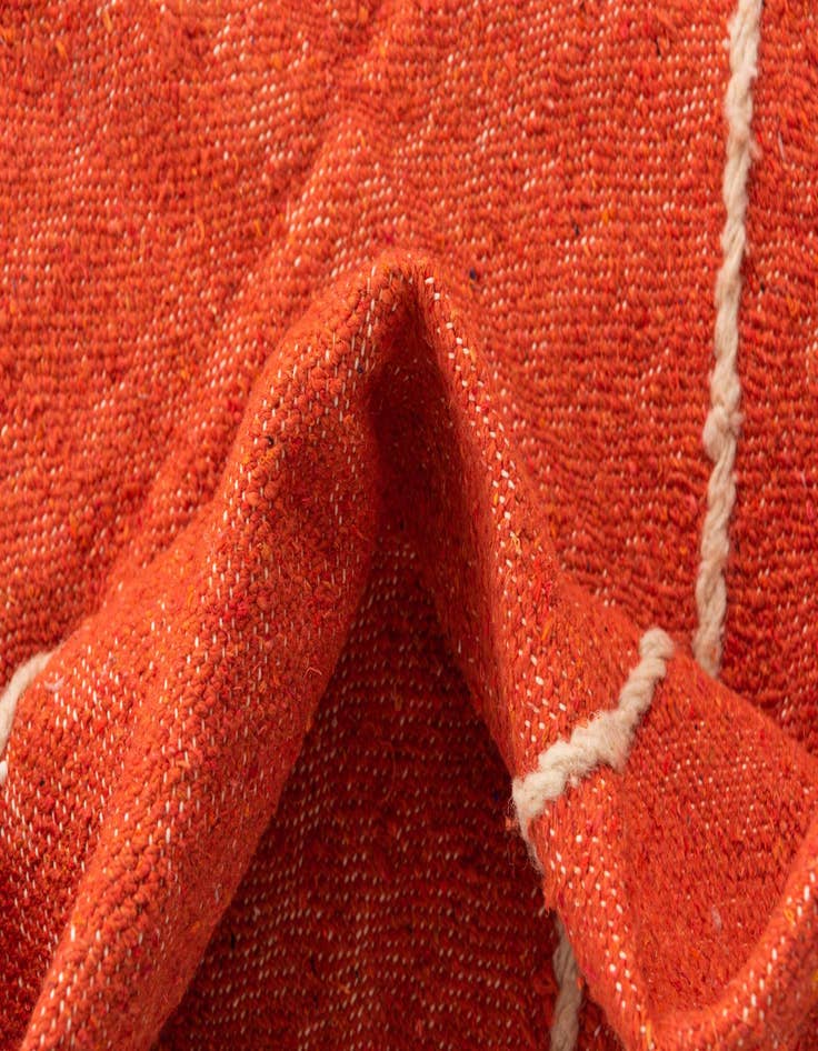 Detail image of 6' 5 x 10' 8  Hand Knotted Moroccan Wool Rug