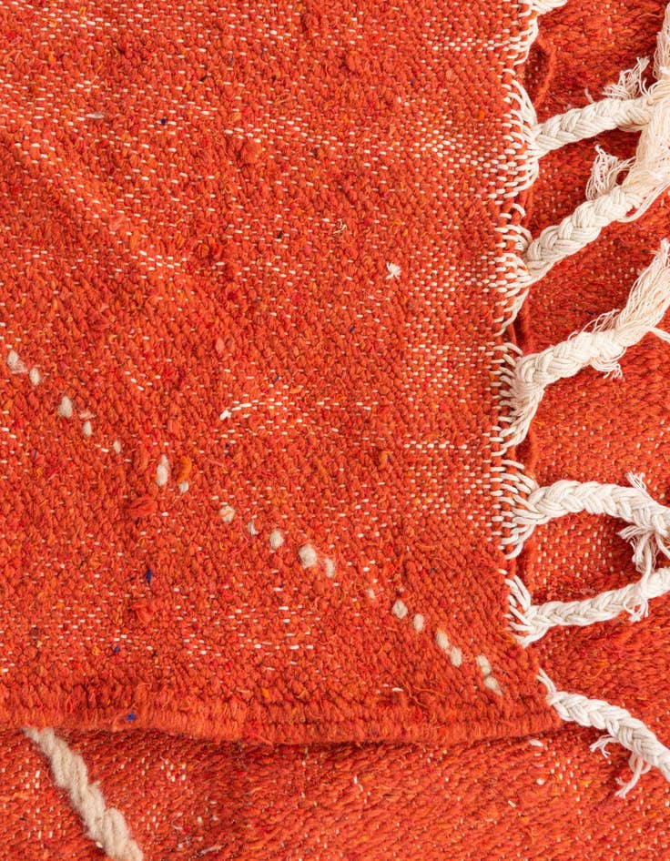 Detail image of 6' 5 x 10' 8  Hand Knotted Moroccan Wool Rug