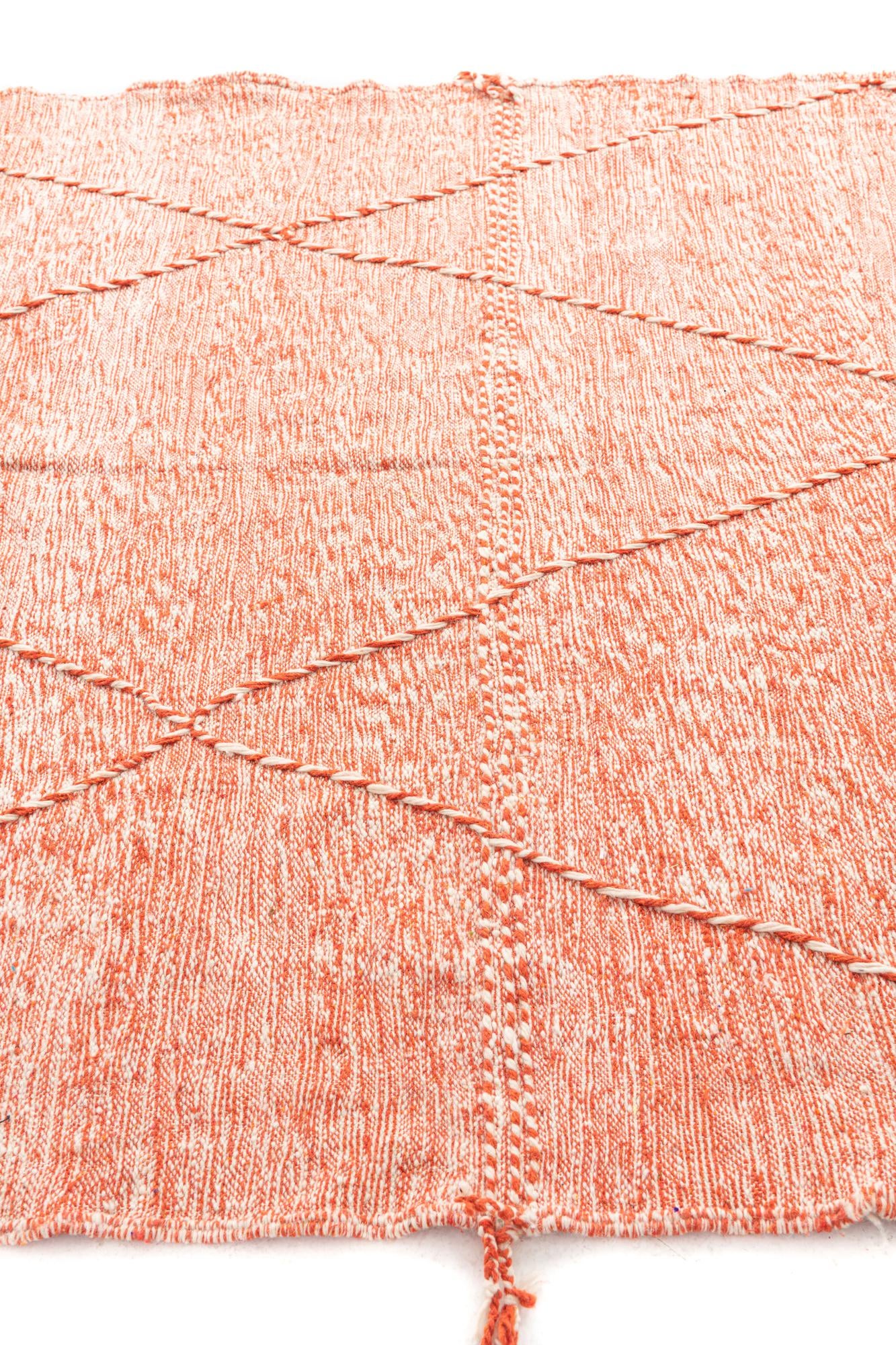 6' 9 x 10' Hand Knotted Moroccan Wool Rug