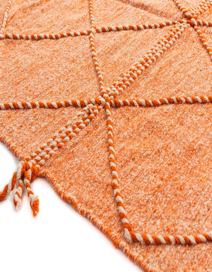 Detail image of 6' 6 x 9' 10  Hand Knotted Moroccan Wool Rug