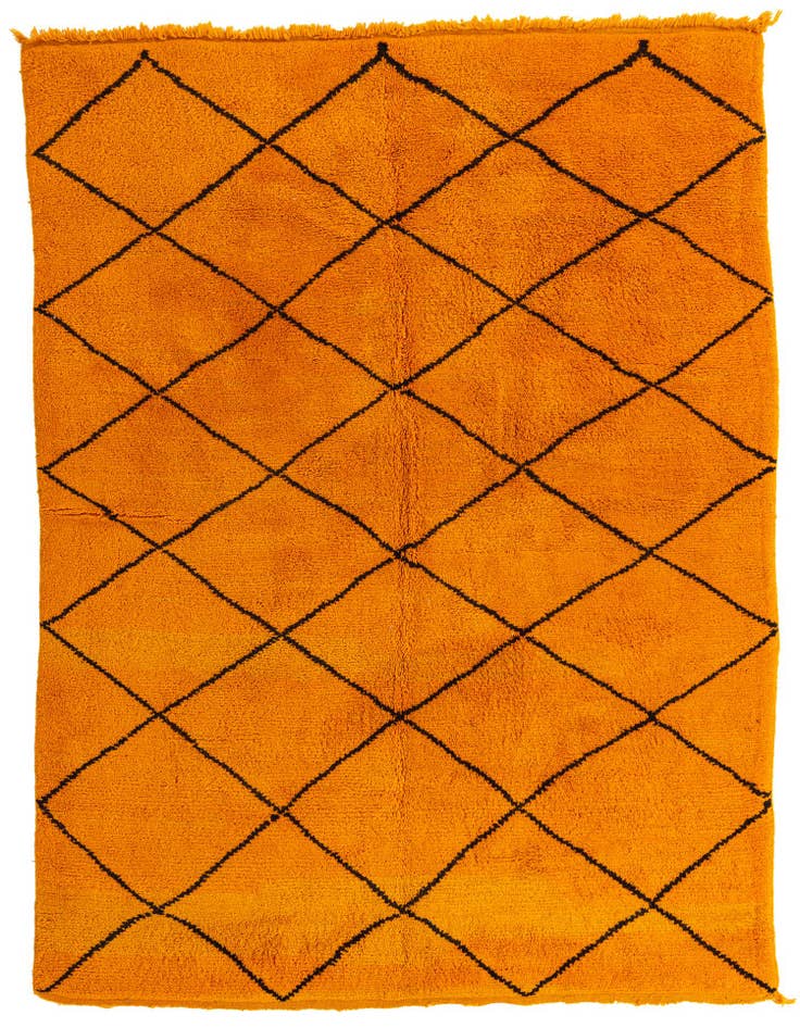 Detail image of 7' x 9' 7 Hand Knotted Moroccan Wool Rug