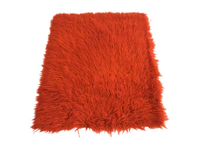 Detail image of 2' 4 x 3' Hand Knotted Moroccan Wool Rug