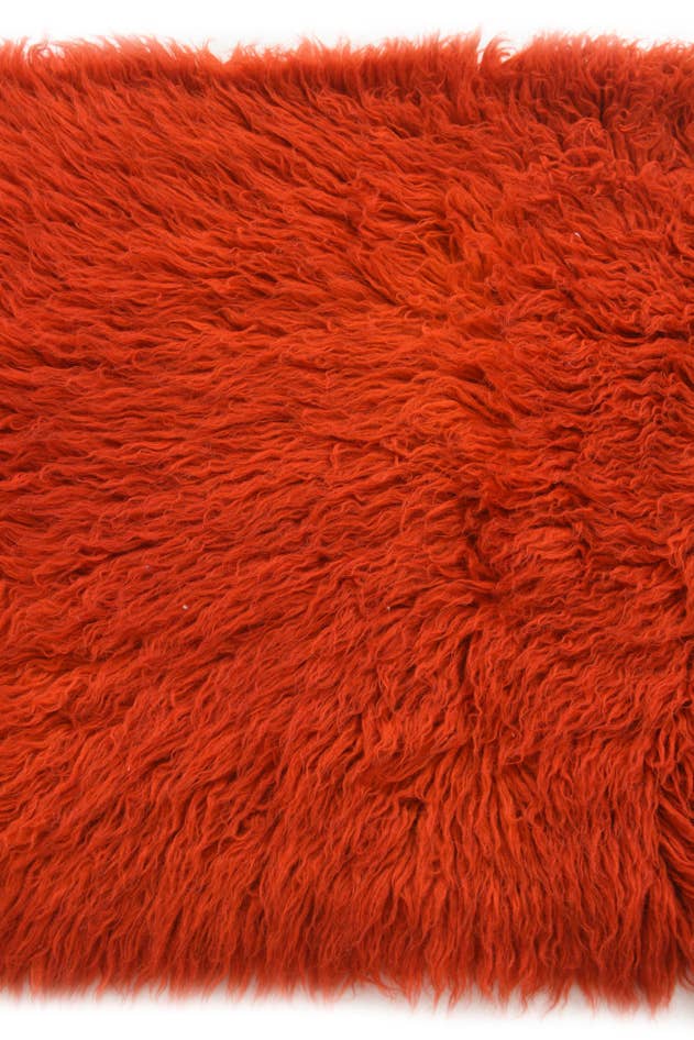 Detail image of 2' 4 x 3' Hand Knotted Moroccan Wool Rug